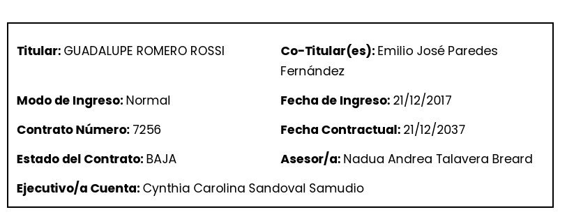 vendo contrato de fortaleza nro 7256